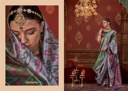 4562 Takshshila Kreshva Pc Silk Sarees