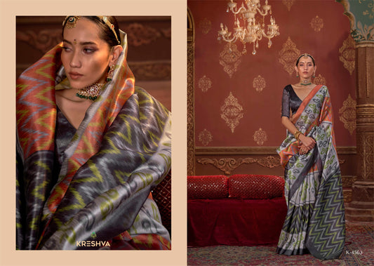 4563 Takshshila Kreshva Pc Silk Sarees