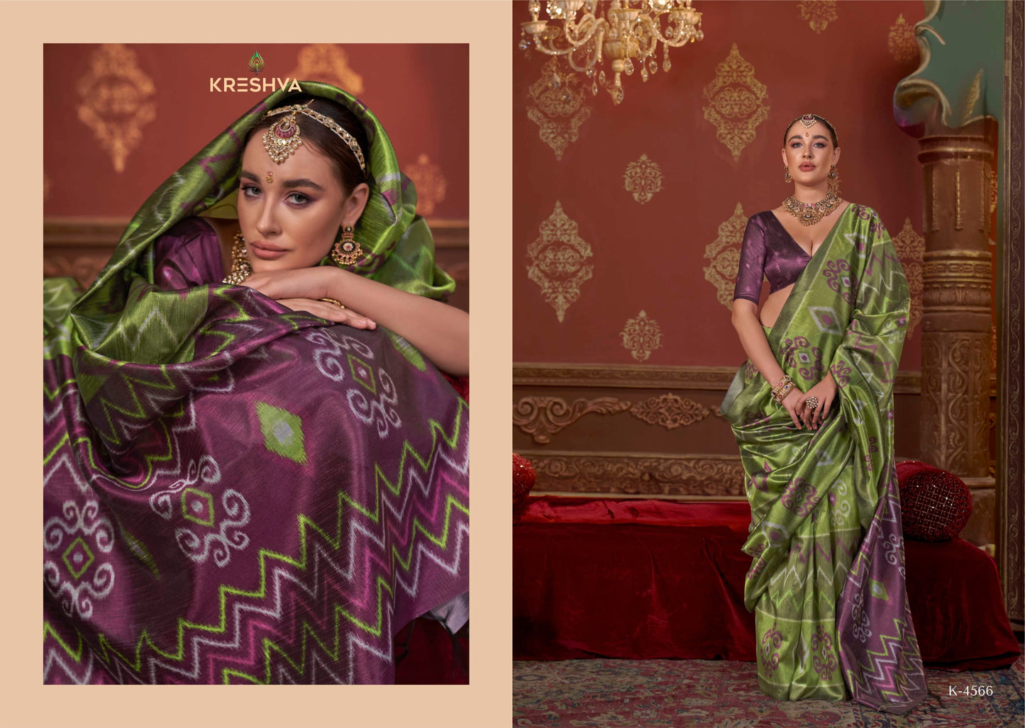 4566 Takshshila Kreshva Pc Silk Sarees