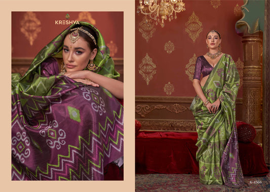 4566 Takshshila Kreshva Pc Silk Sarees