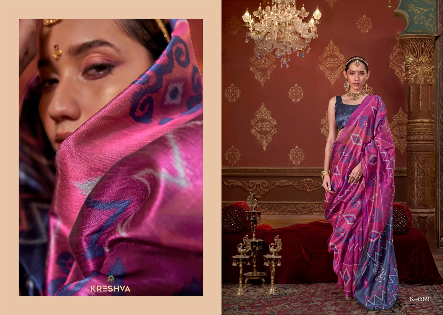 4569 Takshshila Kreshva Pc Silk Sarees
