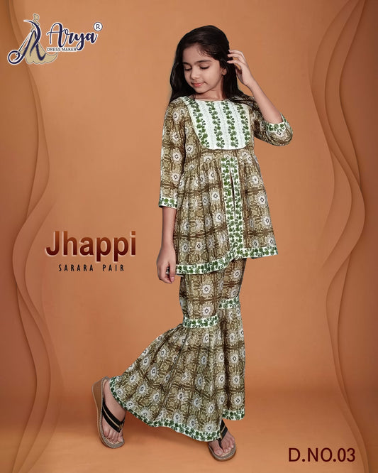 Jhappi 03 Adm Girls Readymade Suit