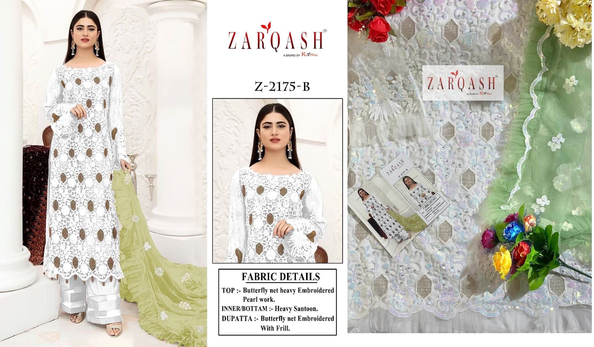 Z-2175B Zarqash Pakistani Salwar Suits