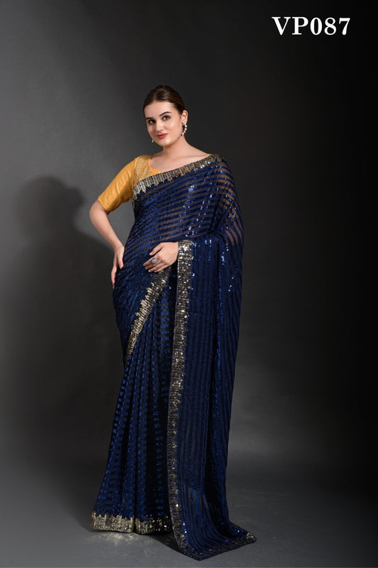 087 Madhuri Fashion Berry Sarees