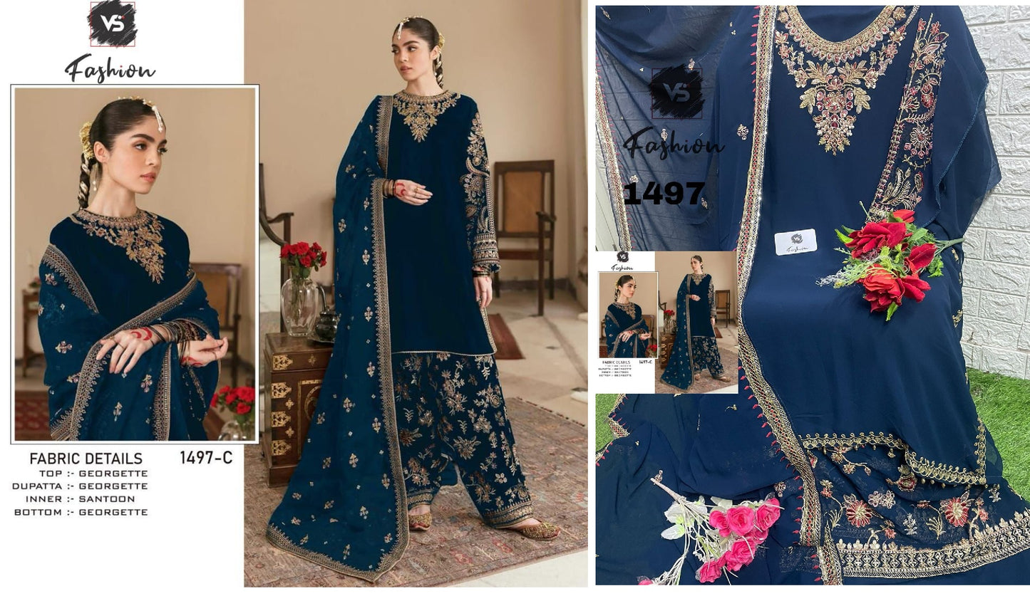 1497C Vs Fashion Pakistani Salwar Suits