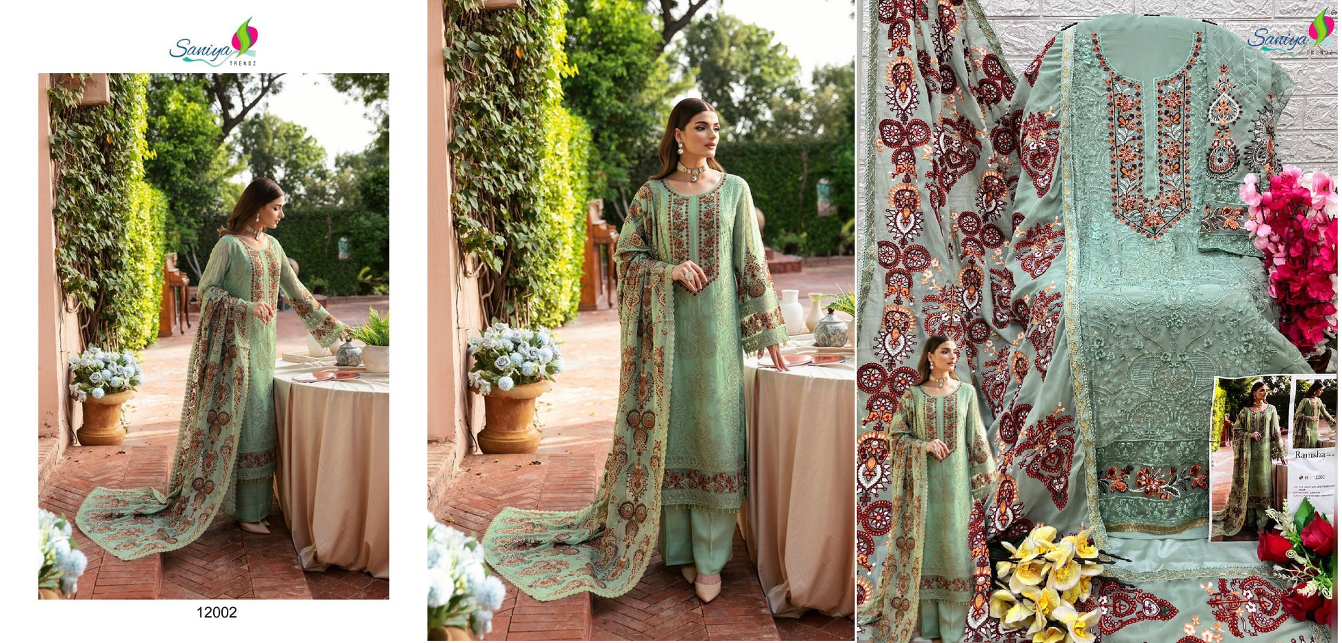 12002 Saniya Trendz Pakistani Salwar Suits