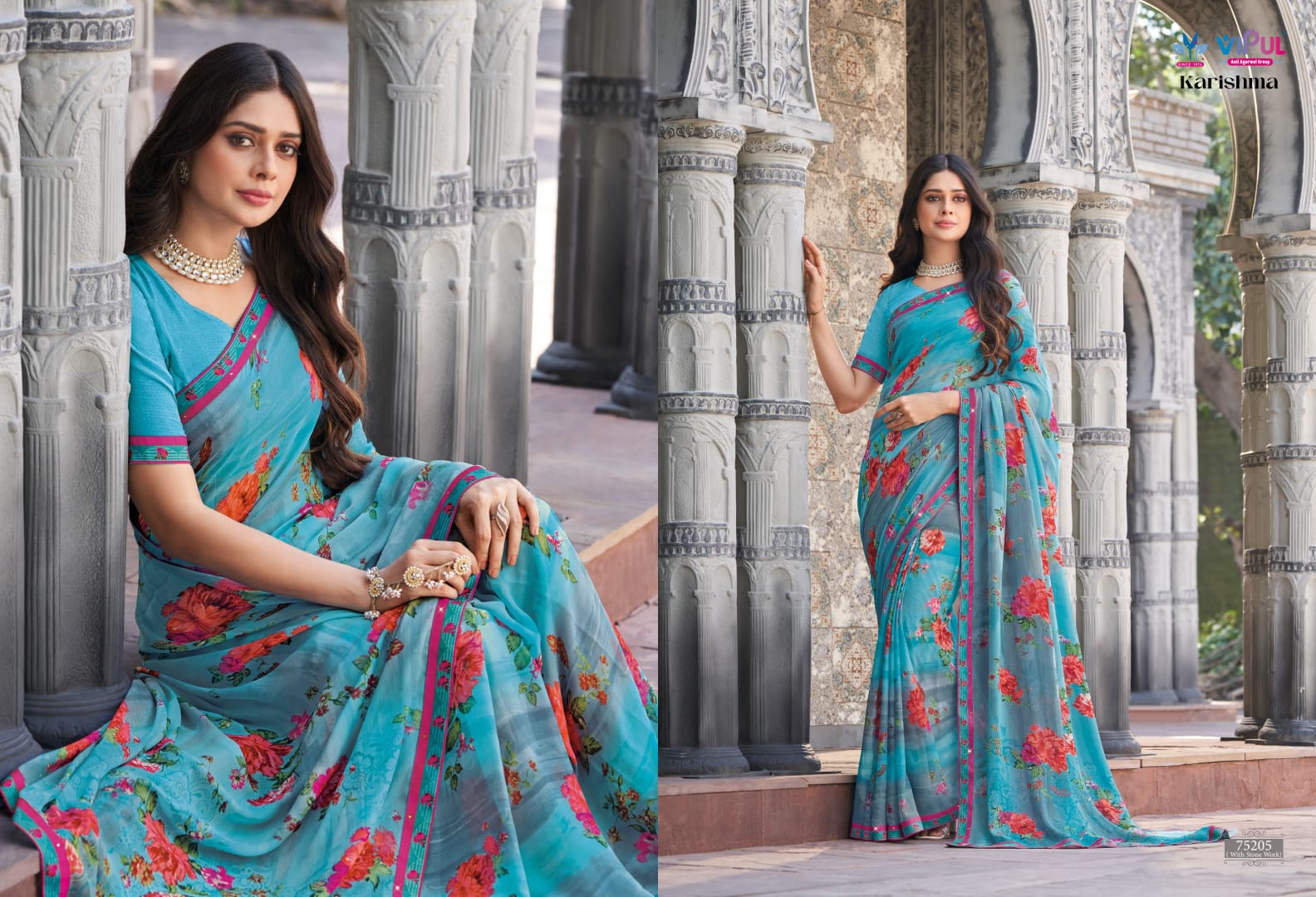 75205 Karishma Vipul Sarees