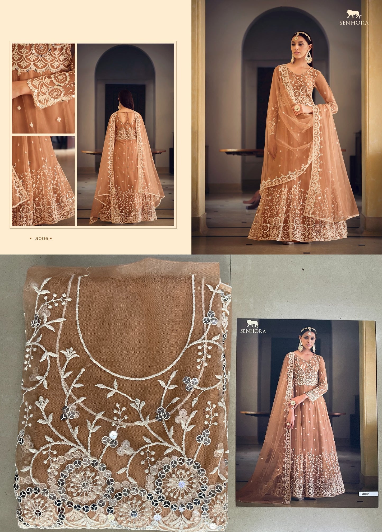 3006 Sarika Senhora Pakistani Salwar Suits