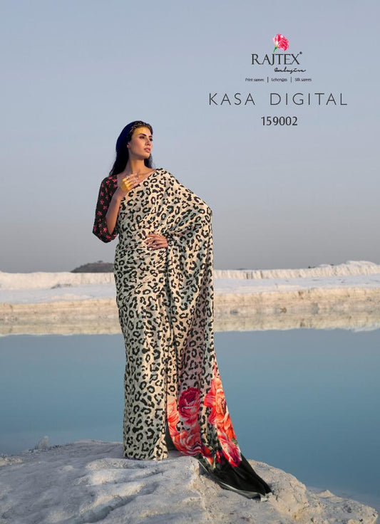 159002 Kasa Digital Rajtex Sarees