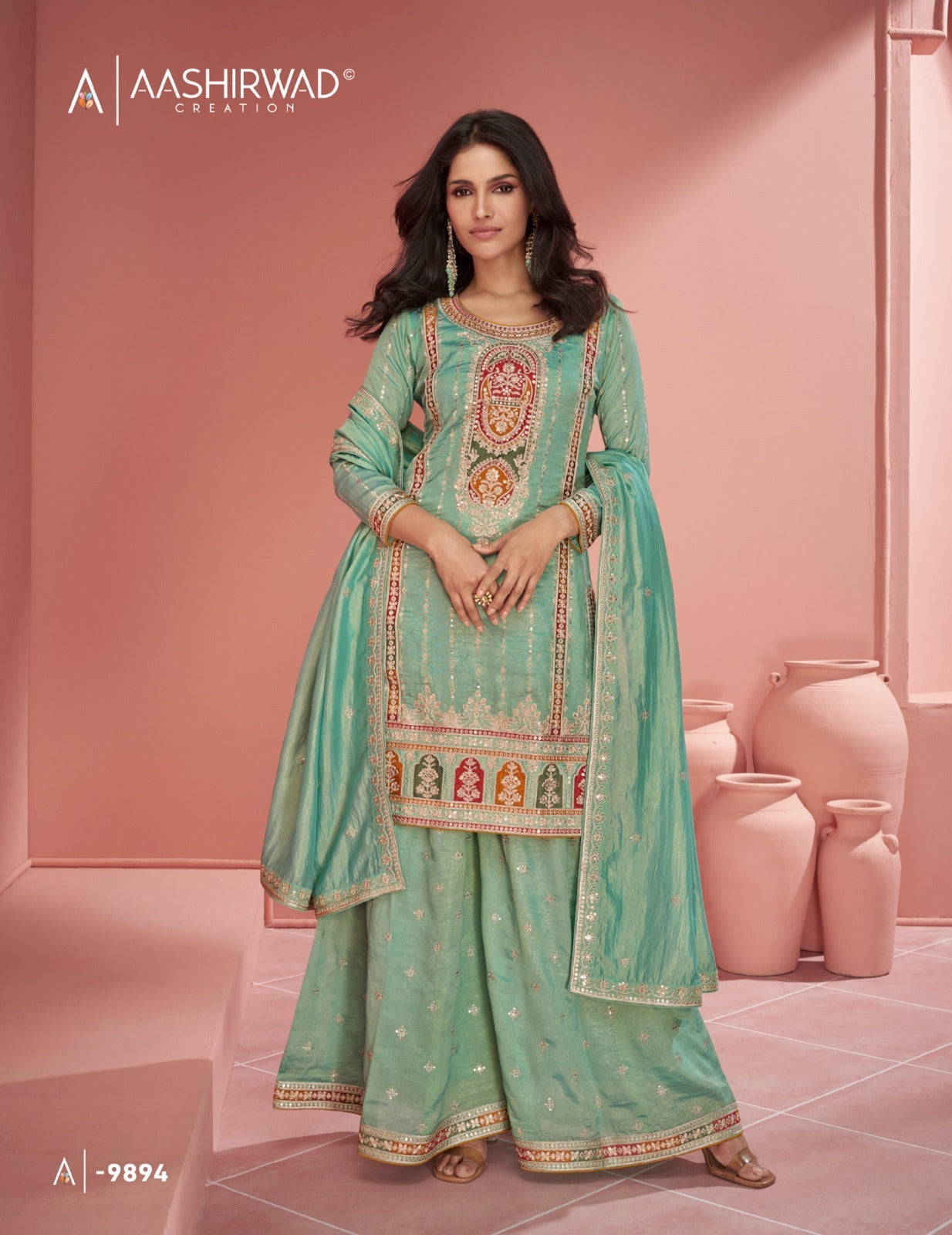 9894 Amaya Aashirwad Creation Readymade Suits