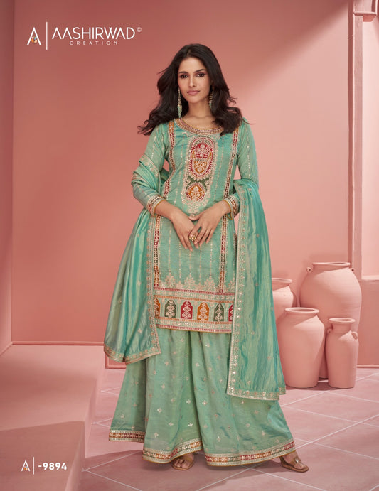 9894 Amaya Aashirwad Creation Readymade Suits