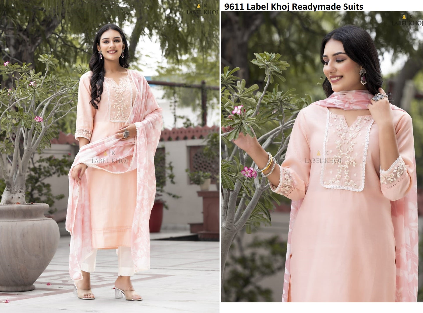 9611 Label Khoj Readymade Suits