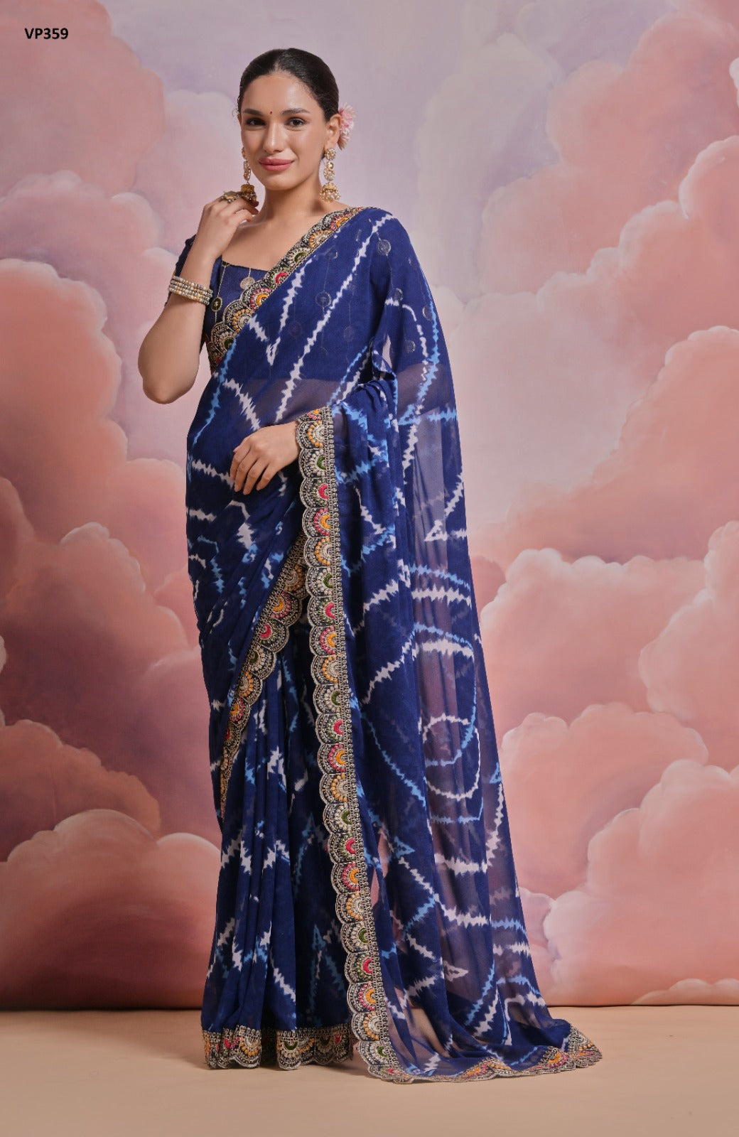 Vp359 Ritu Fashion Berry Sarees