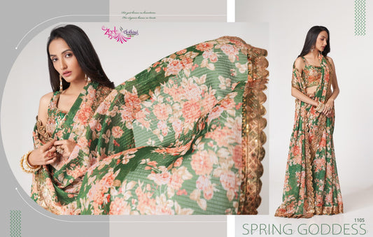 1105 Floral Vol 1 Zeel Sarees