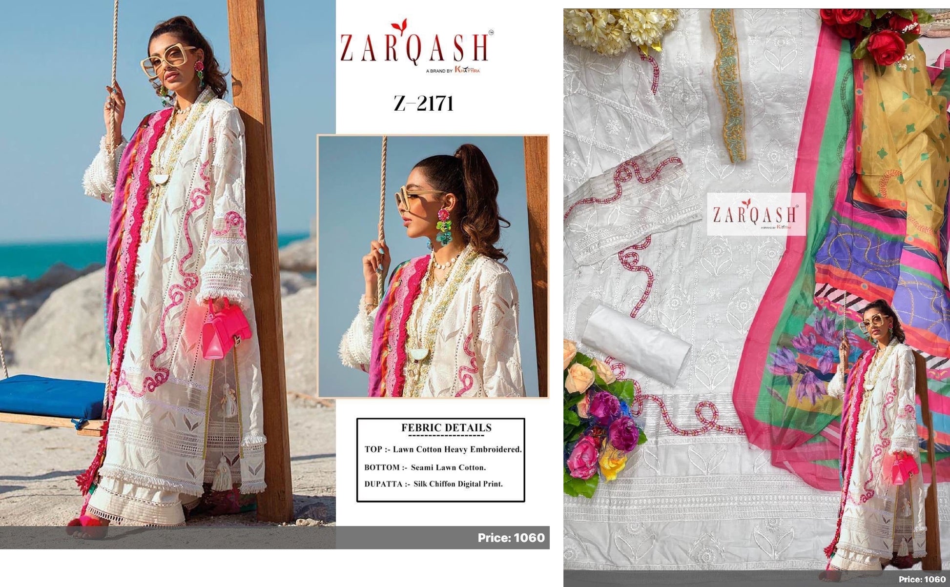 Z-2171 Zarqash Pakistani Salwar Suits
