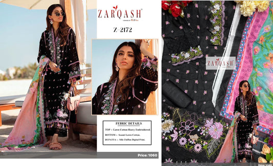 Z-2172 Zarqash Pakistani Salwar Suits
