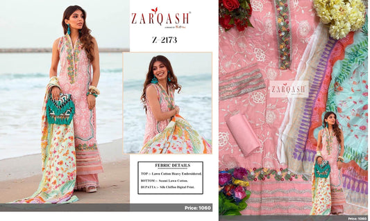 Z-2173 Zarqash Pakistani Salwar Suits