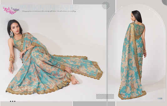 1109 Floral Vol 1 Zeel Sarees