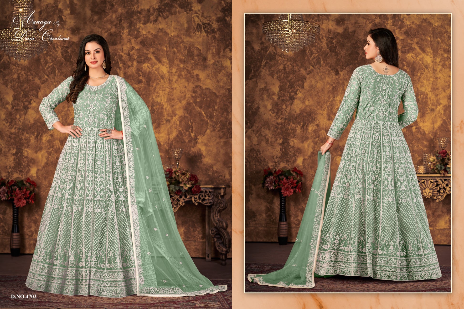 4702 Aanaya Vol 147 Dani Creation Net Pakistani Salwar Suits
