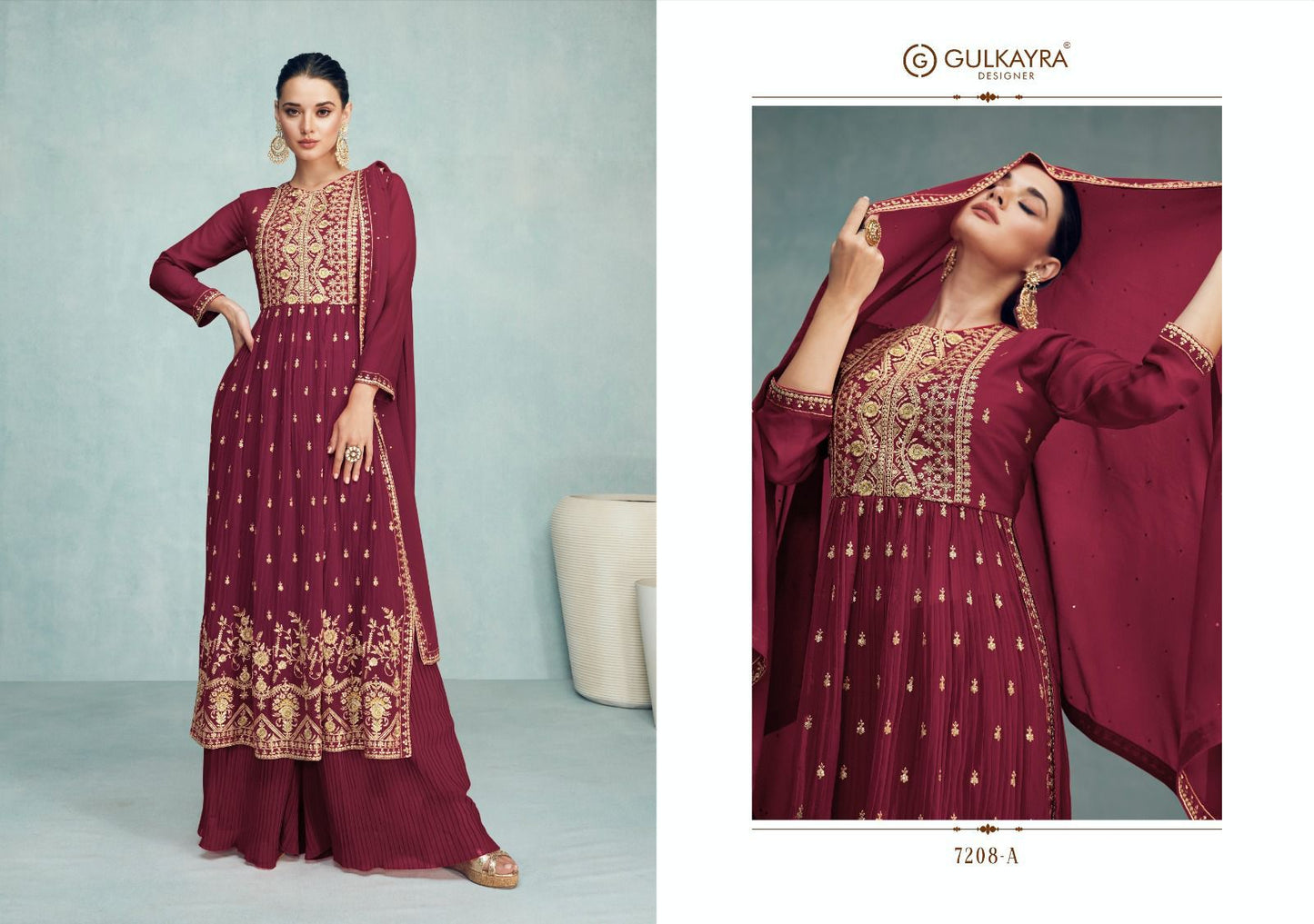 7208A Nayra Vol 8 Gulkayra Designer Readymade Suits