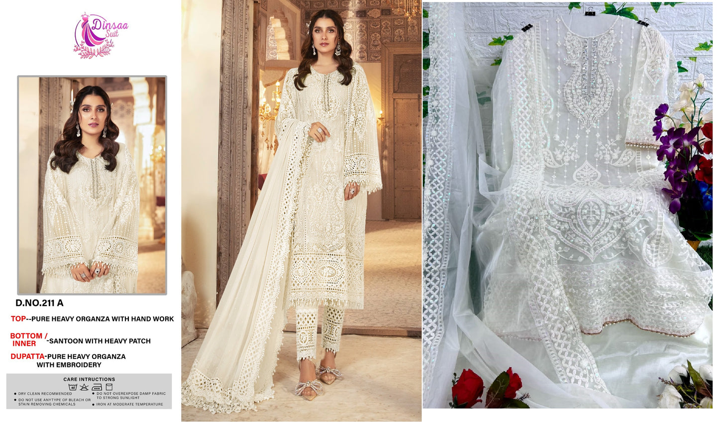 211-A Dinsaa Suit Pakistani Salwar Suits