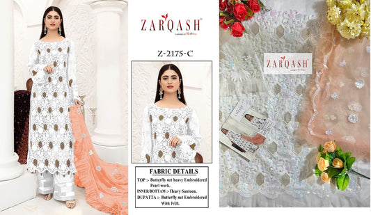 Z-2175C Zarqash Pakistani Salwar Suits