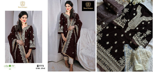 378E Ziaaz Designs Pakistani Salwar Suits