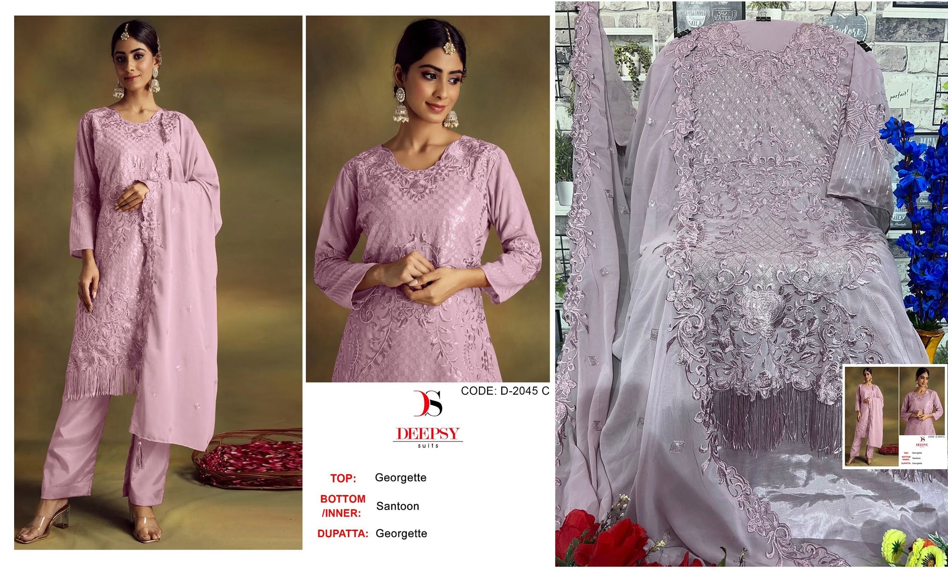 2045C Deepsy Pakistani Salwar Suits