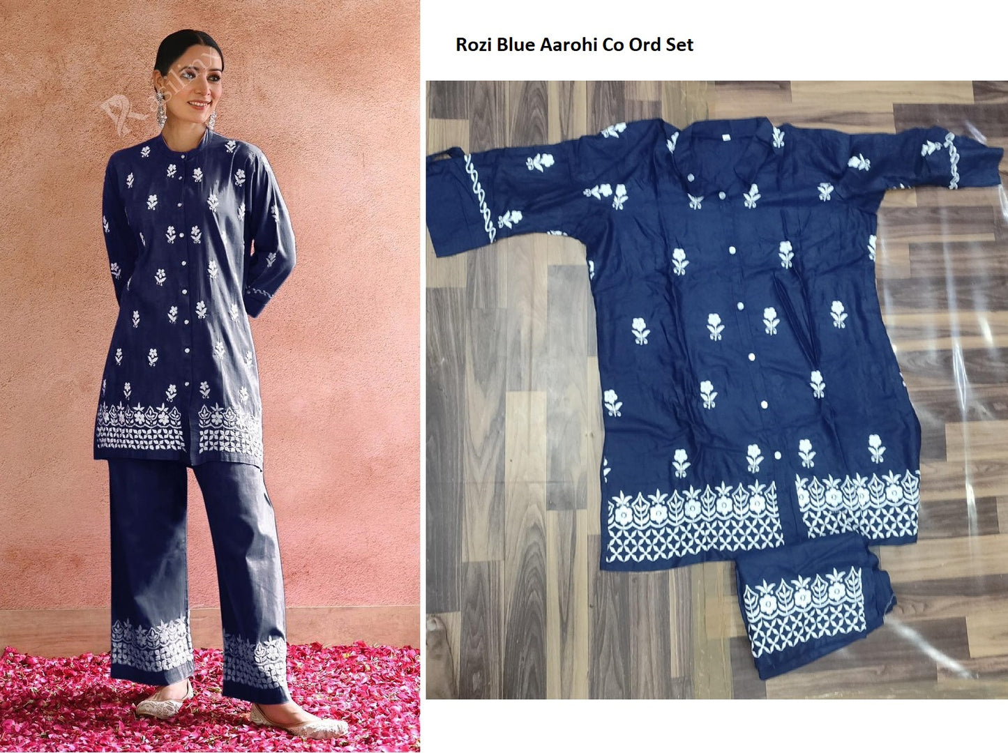 Rozi Blue Aarohi Co Ord Set