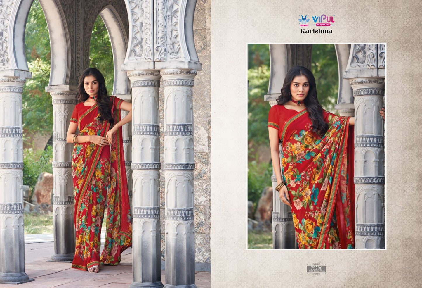 75206 Karishma Vipul Sarees