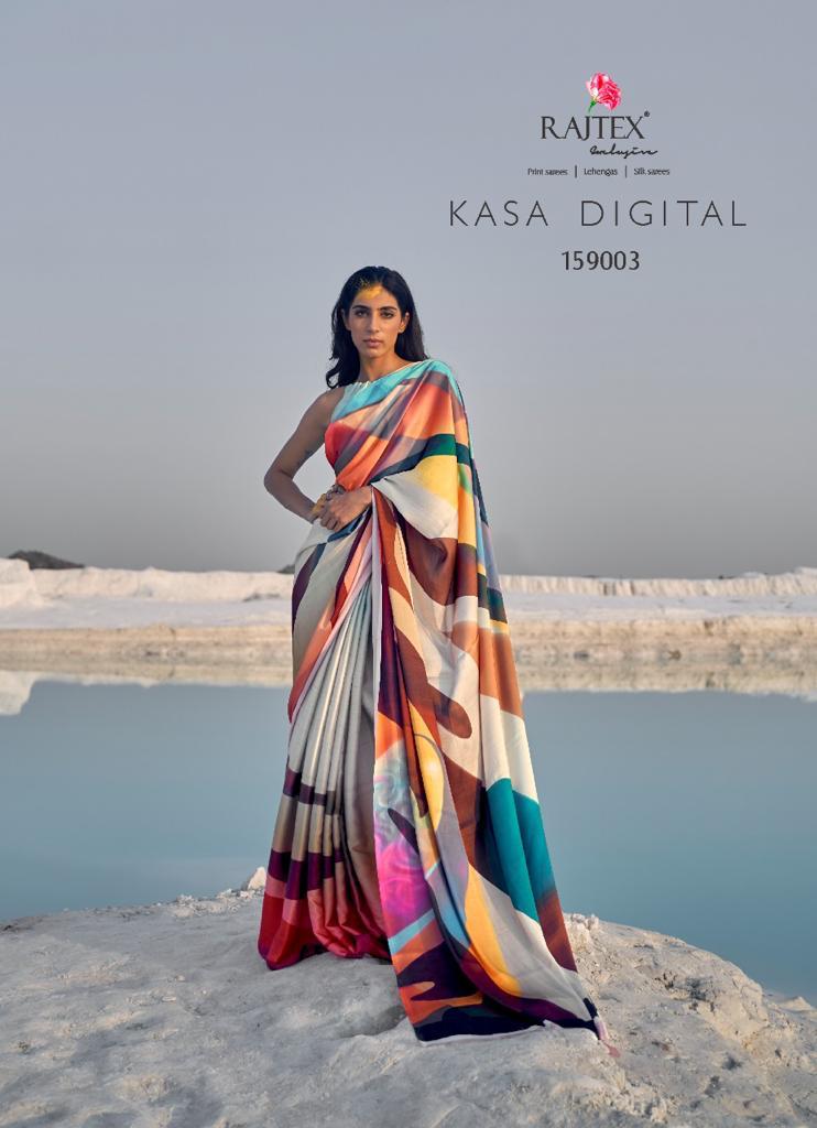 159003 Kasa Digital Rajtex Sarees
