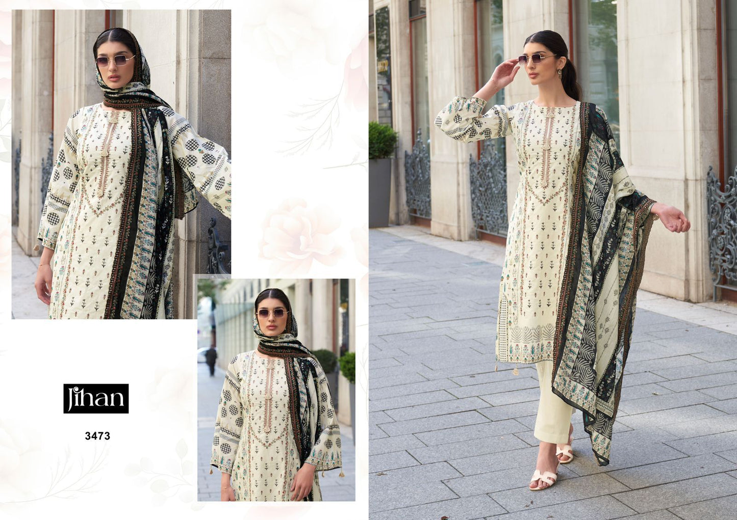 3473 Bin Saeed Vol 1 Jihan Pakistani Salwar Suits