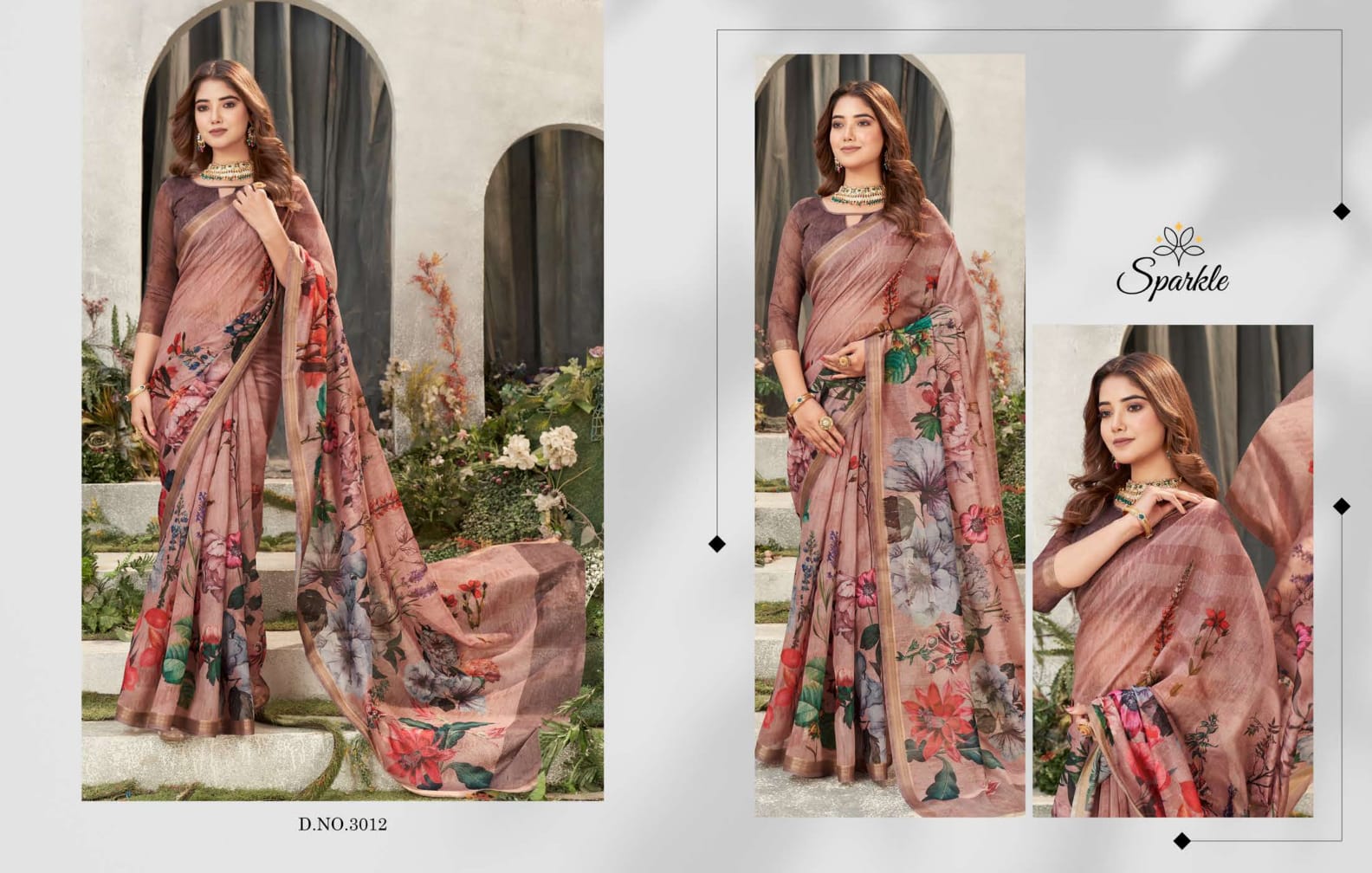3012 Ahaana Charmi Fashion Sarees