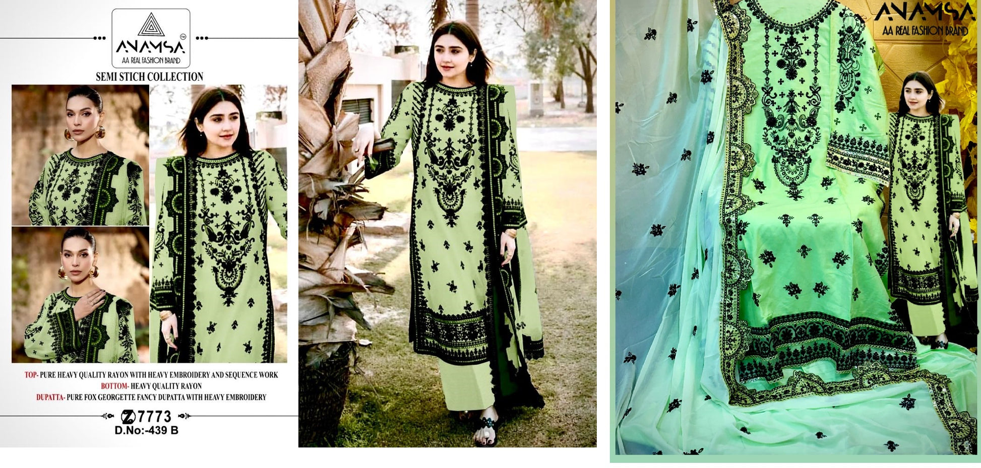 439B Anamsa Pakistani Salwar Suits