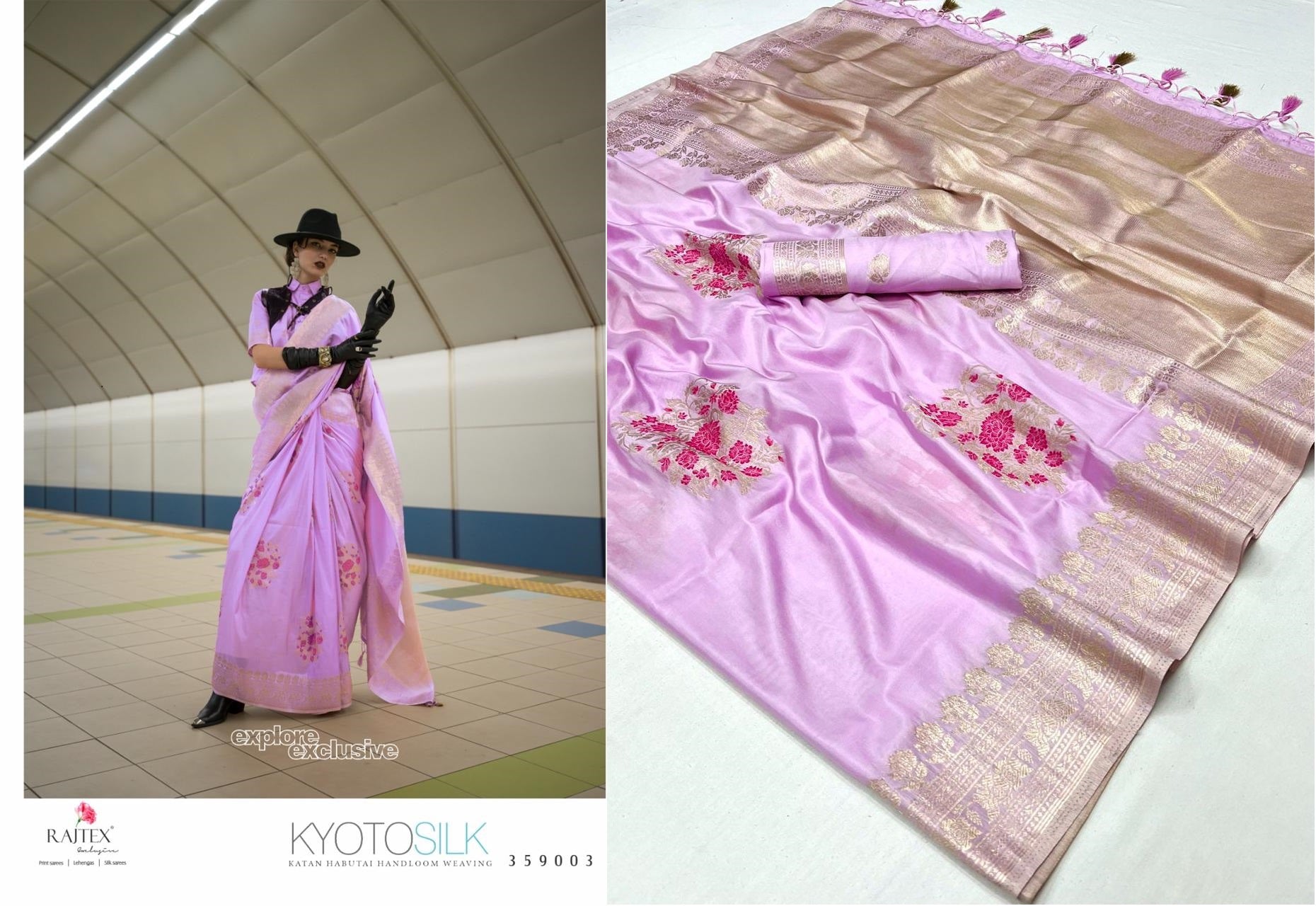 359003 Kyoto Silk Rajtex Sarees