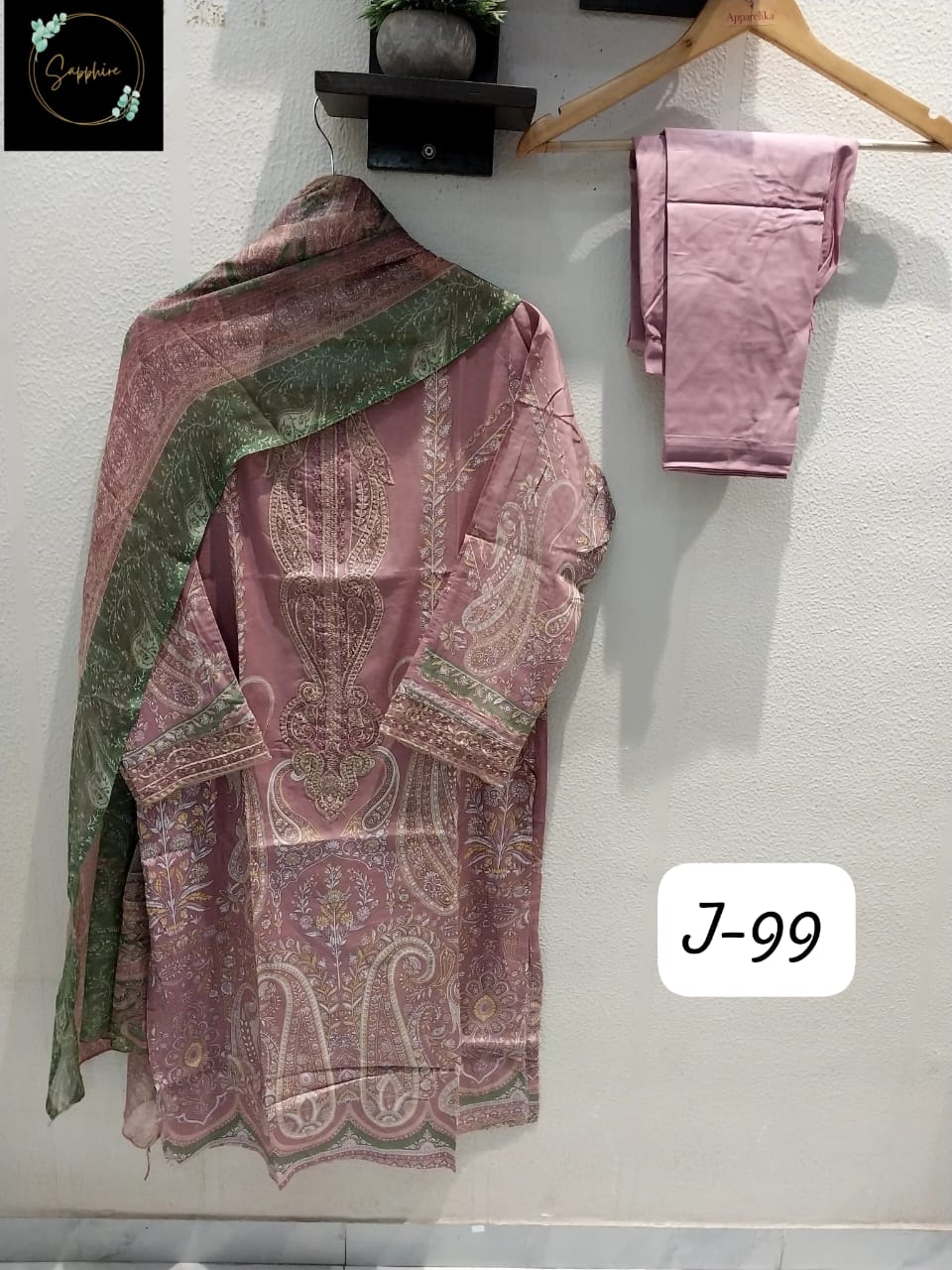 Jazmin Vol 99 Pink Sapphire Pakistani Readymade Suits