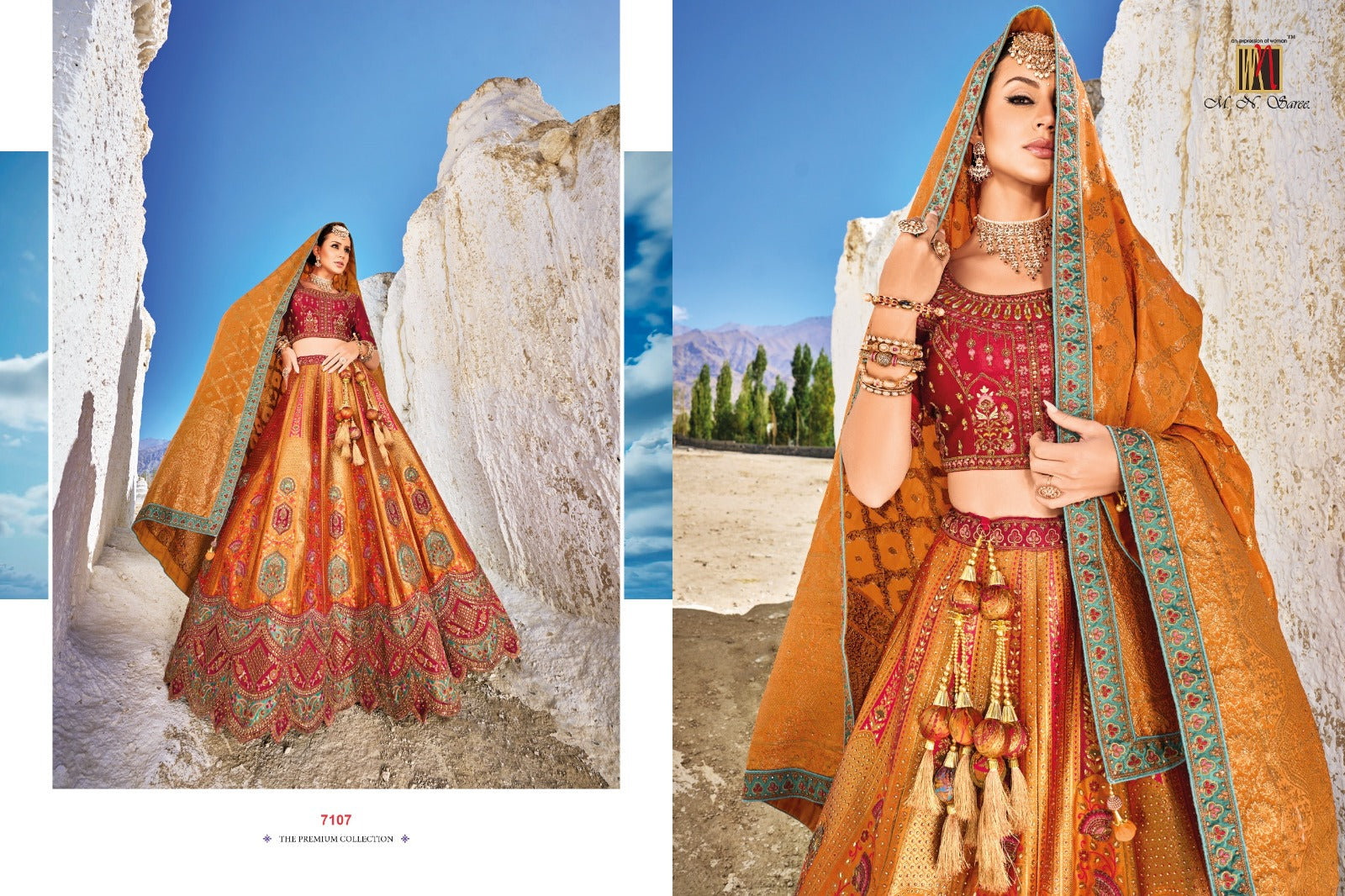 7107 Mn Lehenga Choli