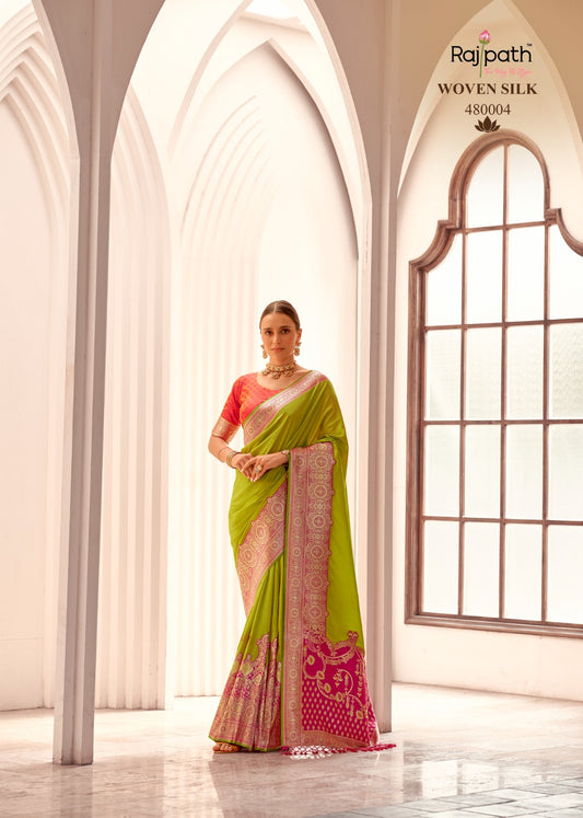 480004 Silky Rajpath Silk Sarees