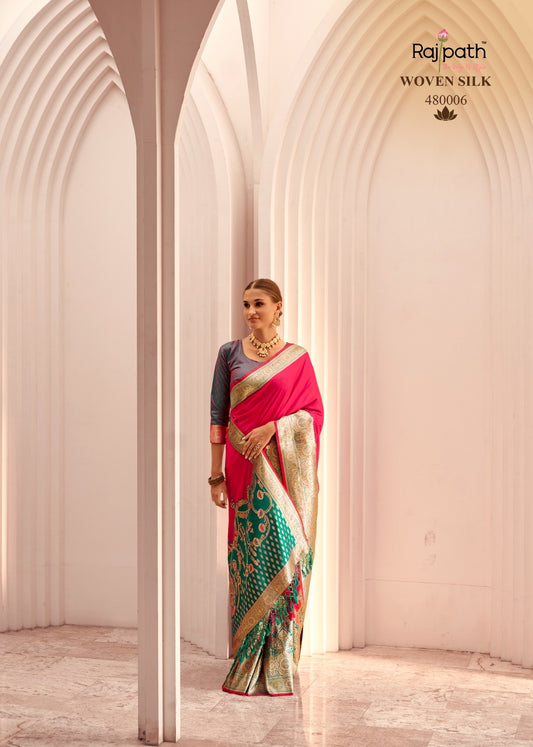 480006 Silky Rajpath Silk Sarees