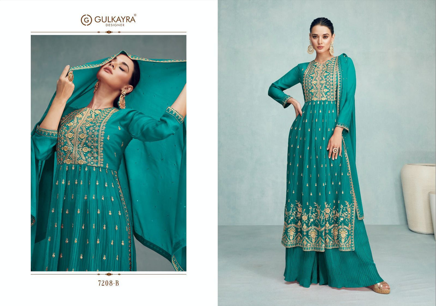 7208B Nayra Vol 8 Gulkayra Designer Readymade Suits