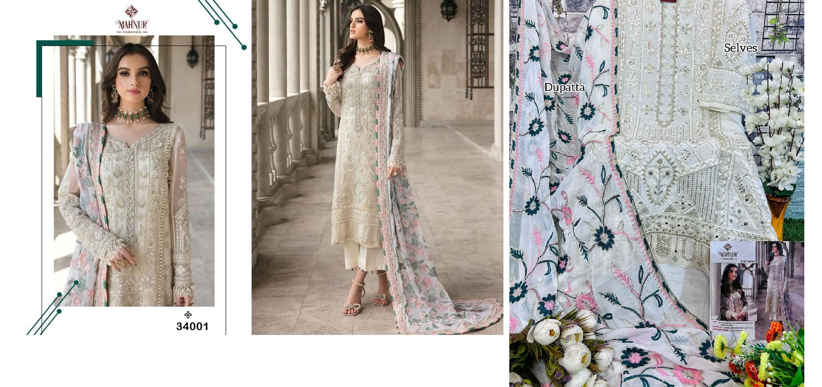 34001 Mahnur Pakistani Salwar Suits