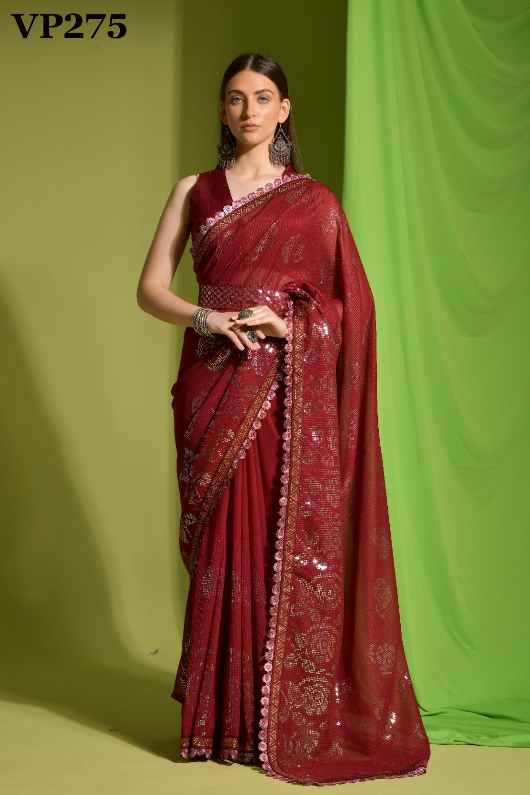 275 Parakh Vol 1 Fashion Berry Sarees