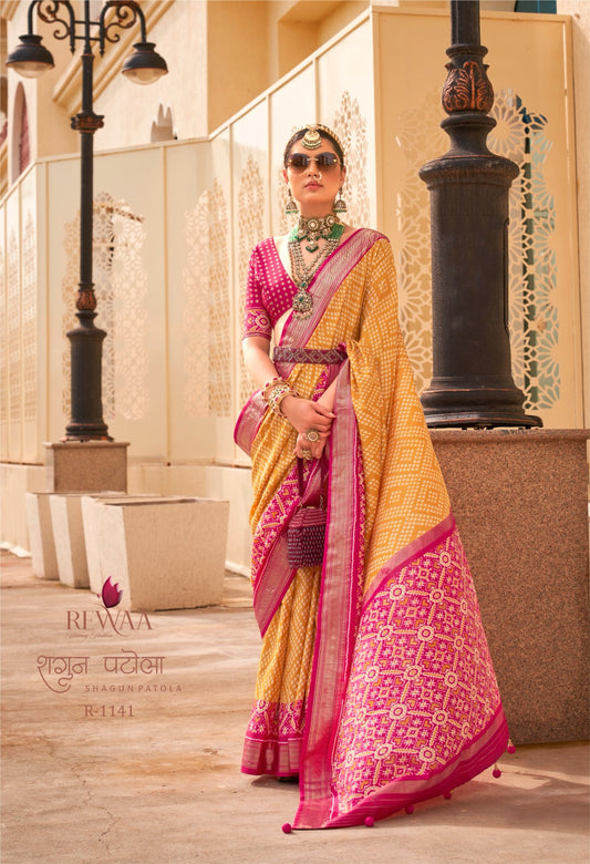 1141 Shagun Patola Rewaa Sarees