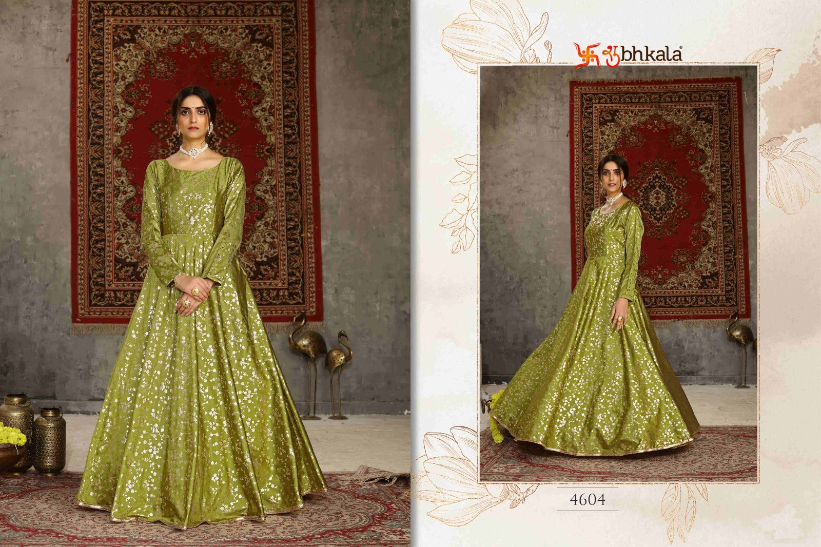4604 Flory Vol 15 Shubhkala One Piece