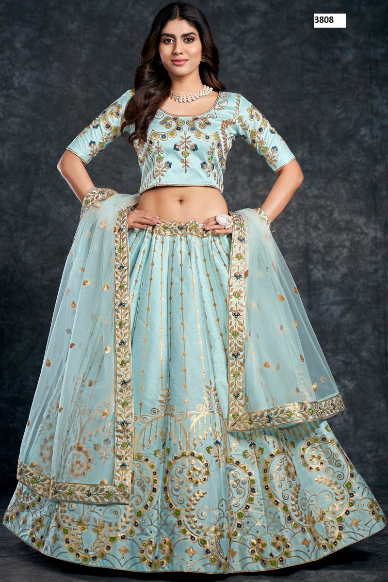 3808 Bridal Saga Aahvan Designs Lehenga Choli