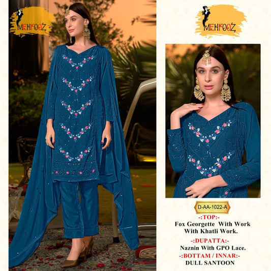 1022A Mehfooz Pakistani Salwar Suits