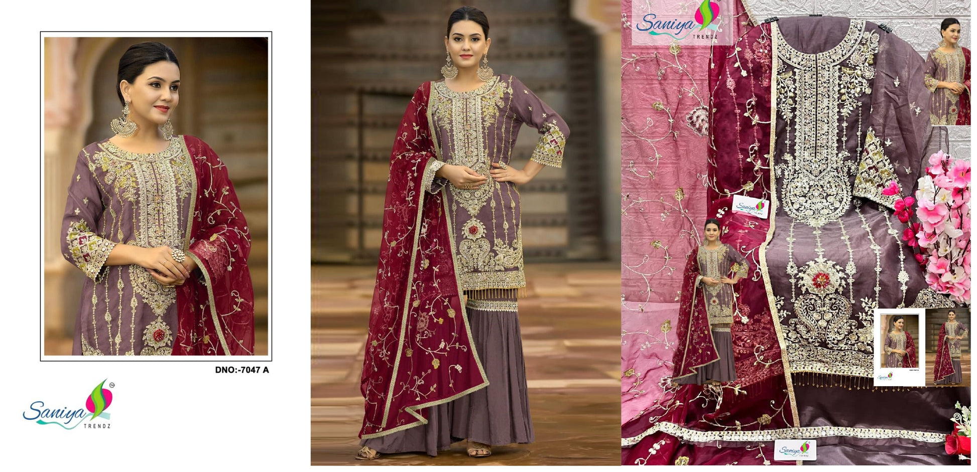 7047A Saniya Trendz Pakistani Salwar Suits