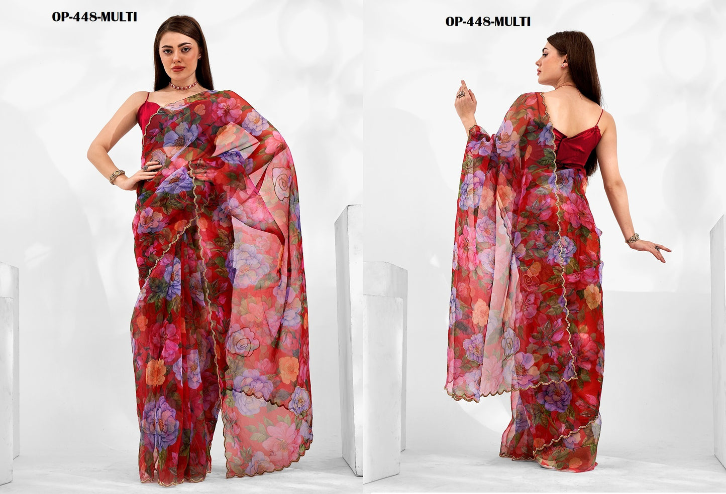 448 Multi Laxminam Sarees