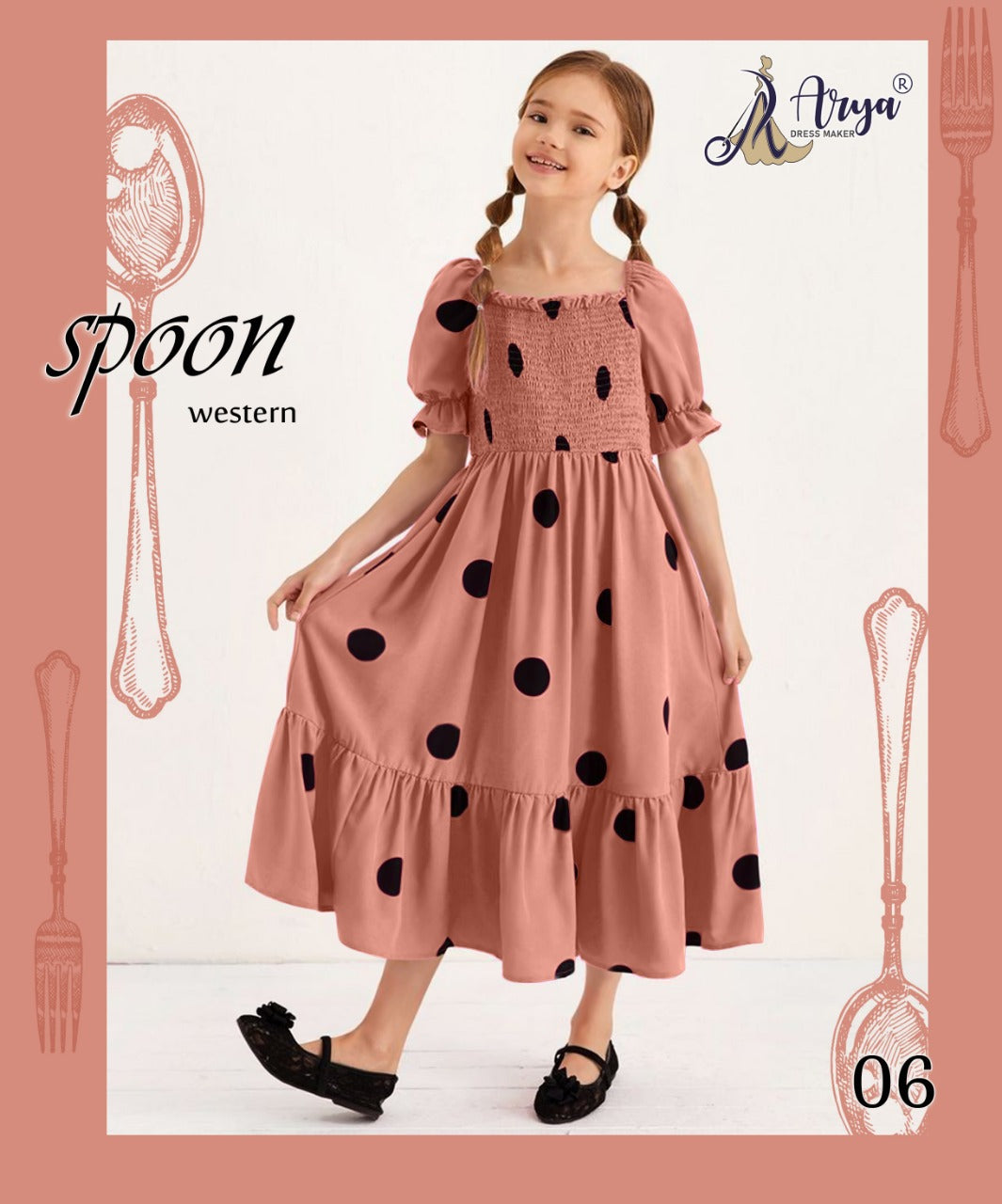 06 Spoon Adm Girls Western Dress