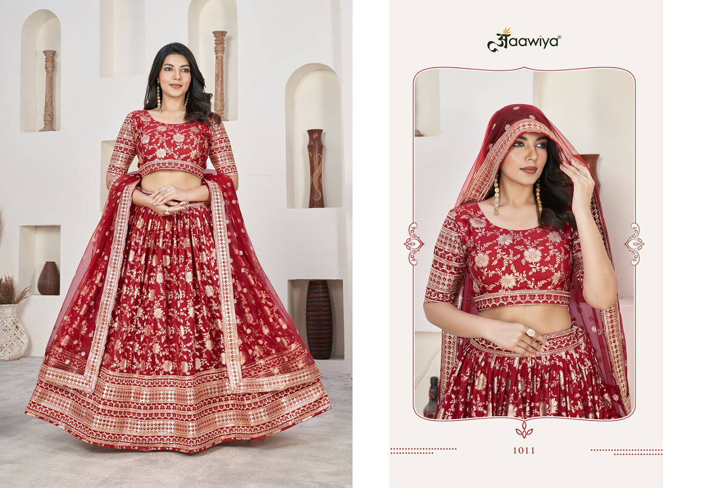 1011 Aalisha Vol 1 Aawiya Lehenga Choli